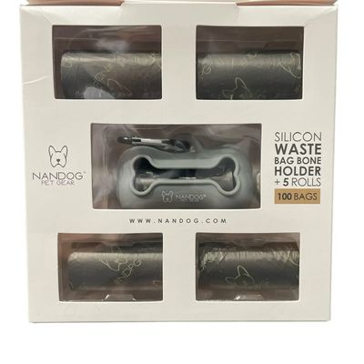 Nandog Silicone Waste Bag Bone Holder