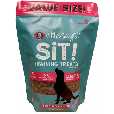 Etta Says Sit Bacon Dog Training Treats
