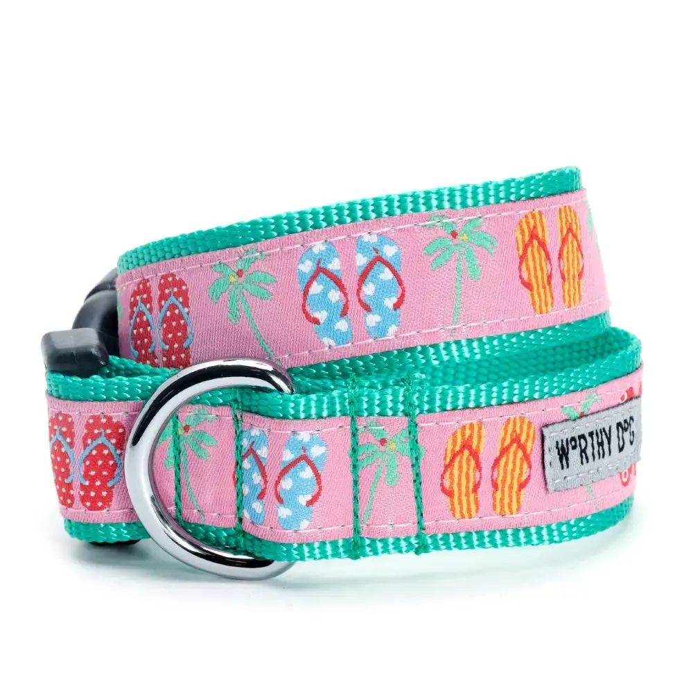 Pink Flip Flops Collar