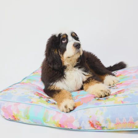 Blue-Park Avenue Dog Bed