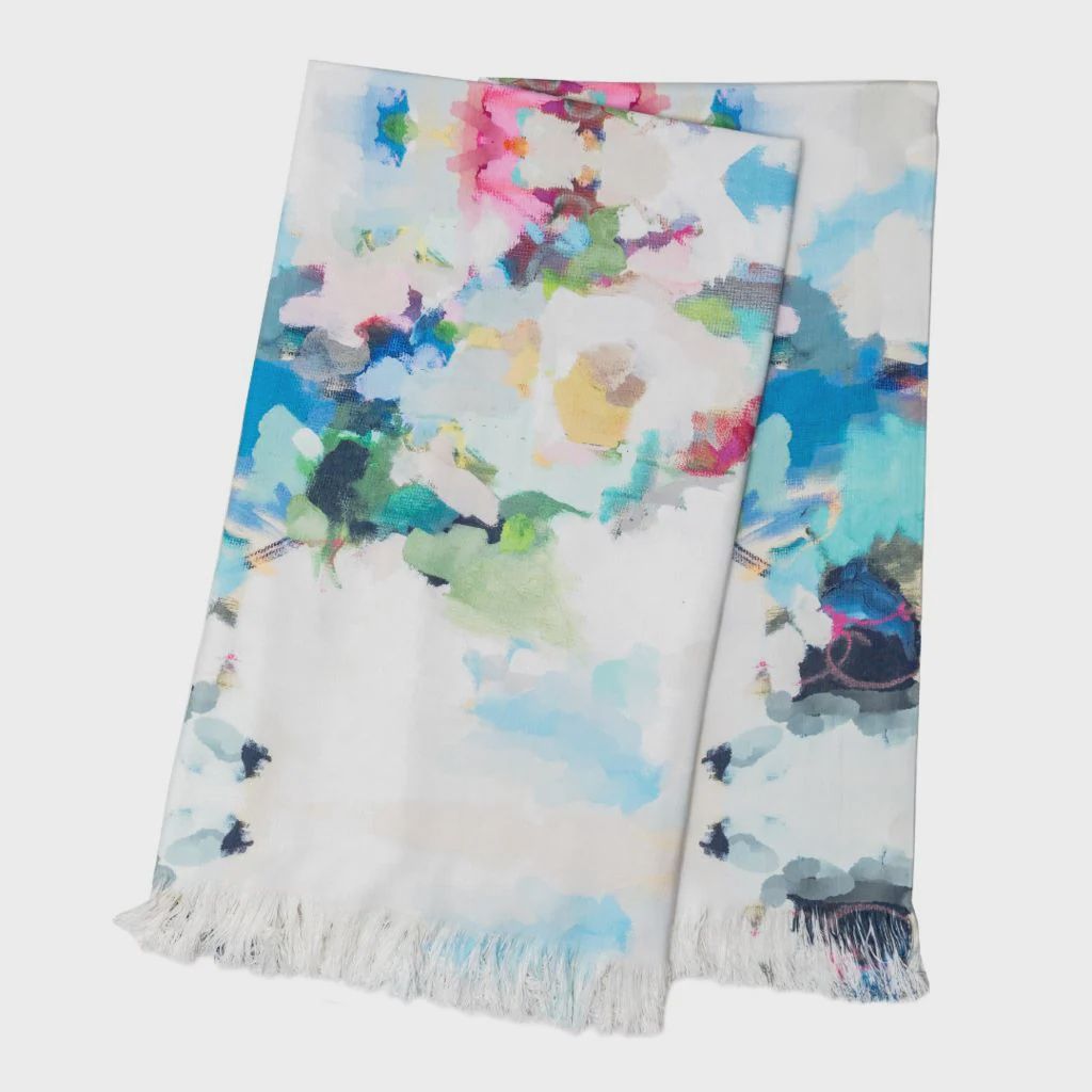 Pink-Brooks Avenue Throw Blanket