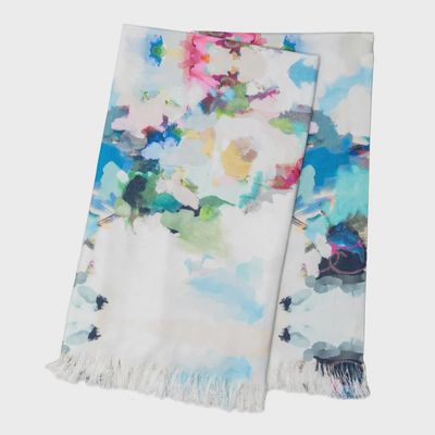 Pink-Brooks Avenue Throw Blanket