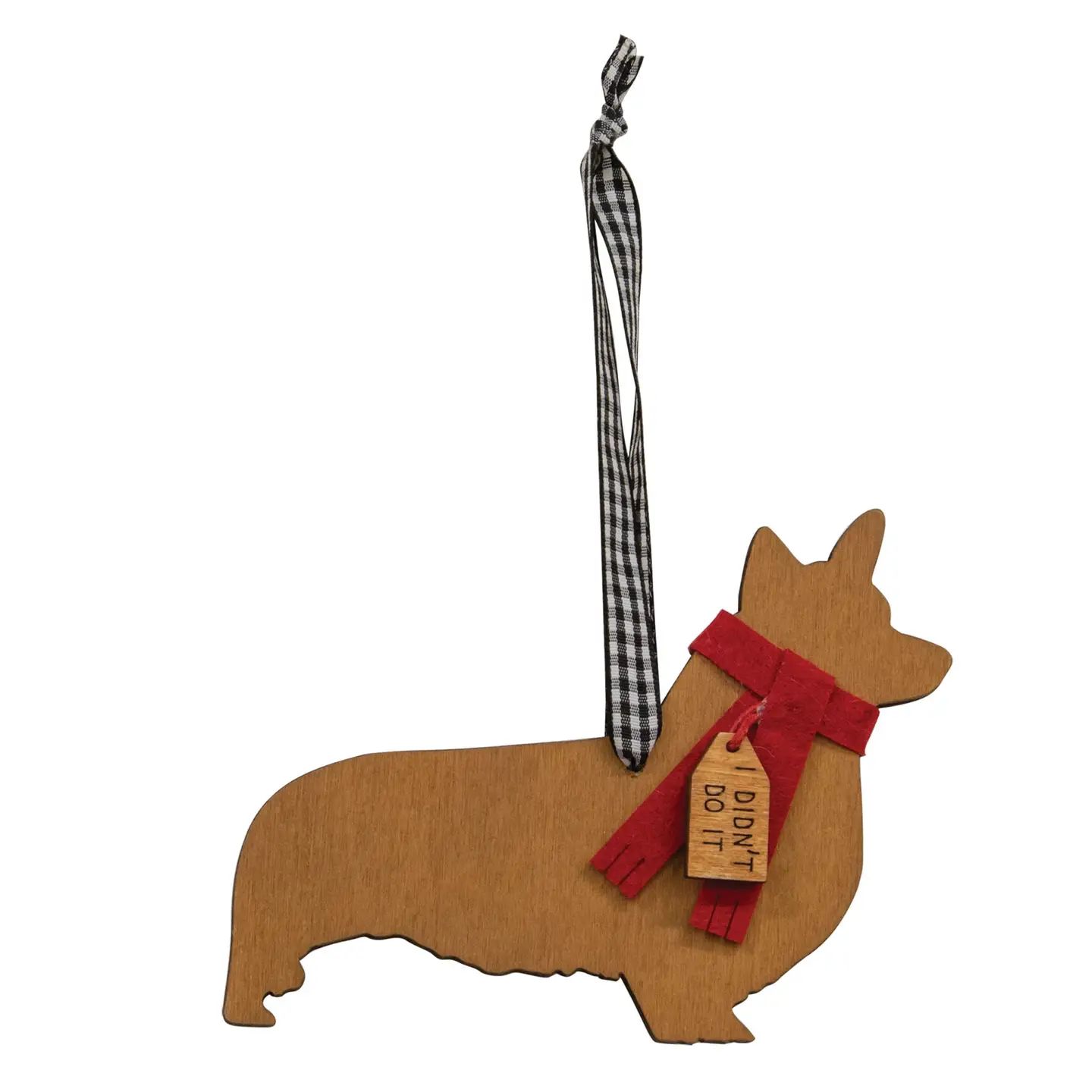 I Didn&#39;t Do It Corgi Christmas Ornament