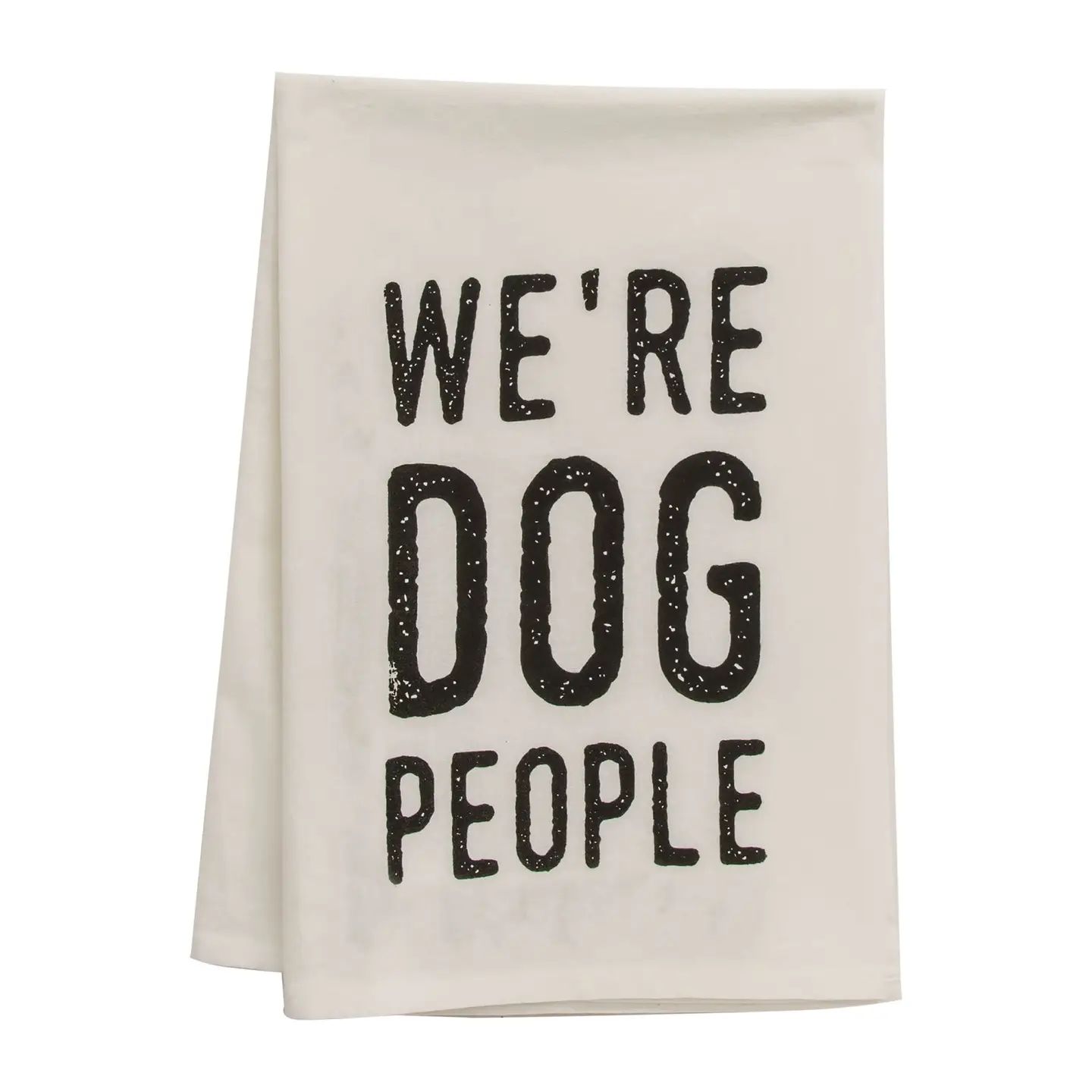 We&#39;re Dog People Dish Towel