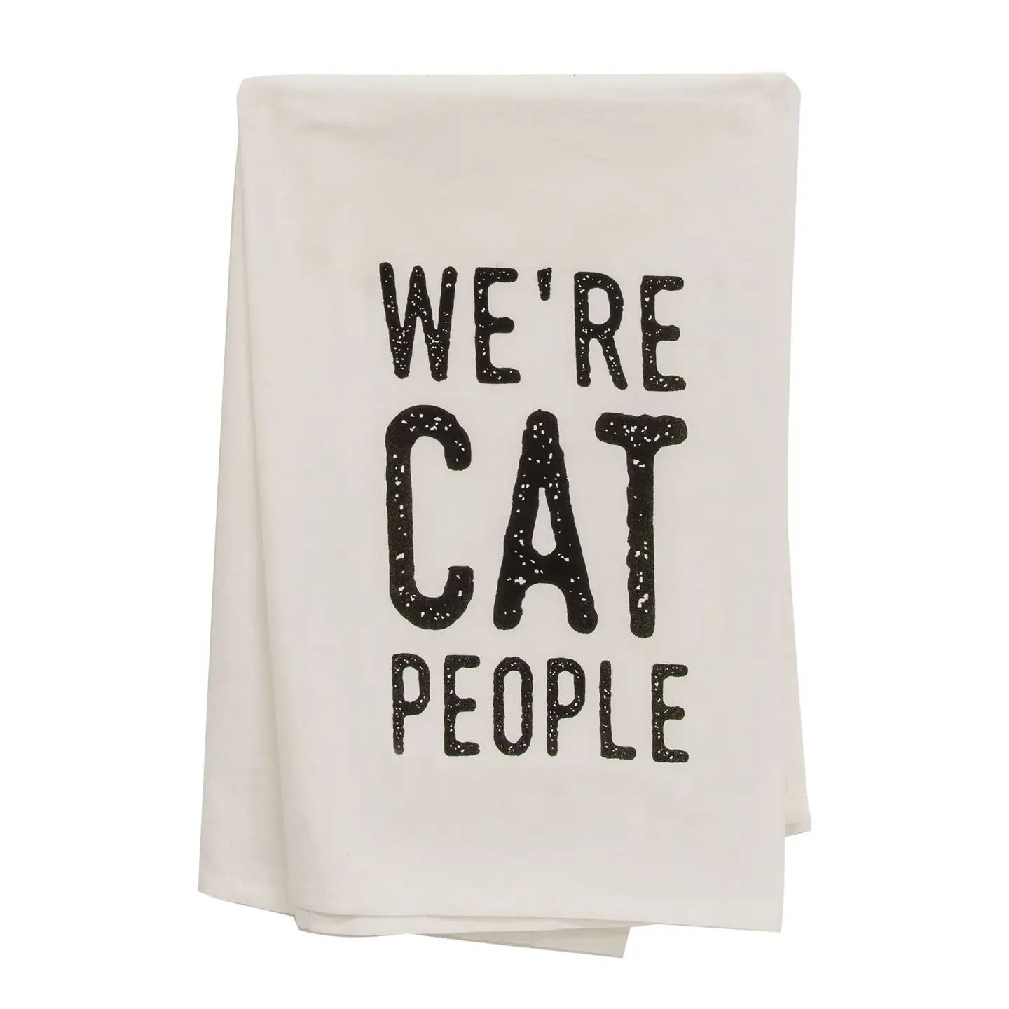 We&#39;re Cat People Dish Towel