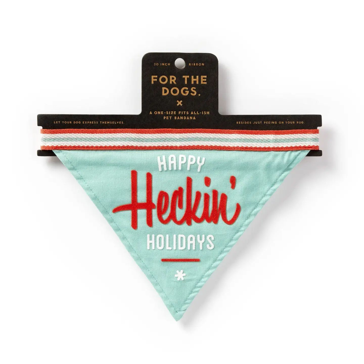 Happy Heckin Holidays Dog Bandana