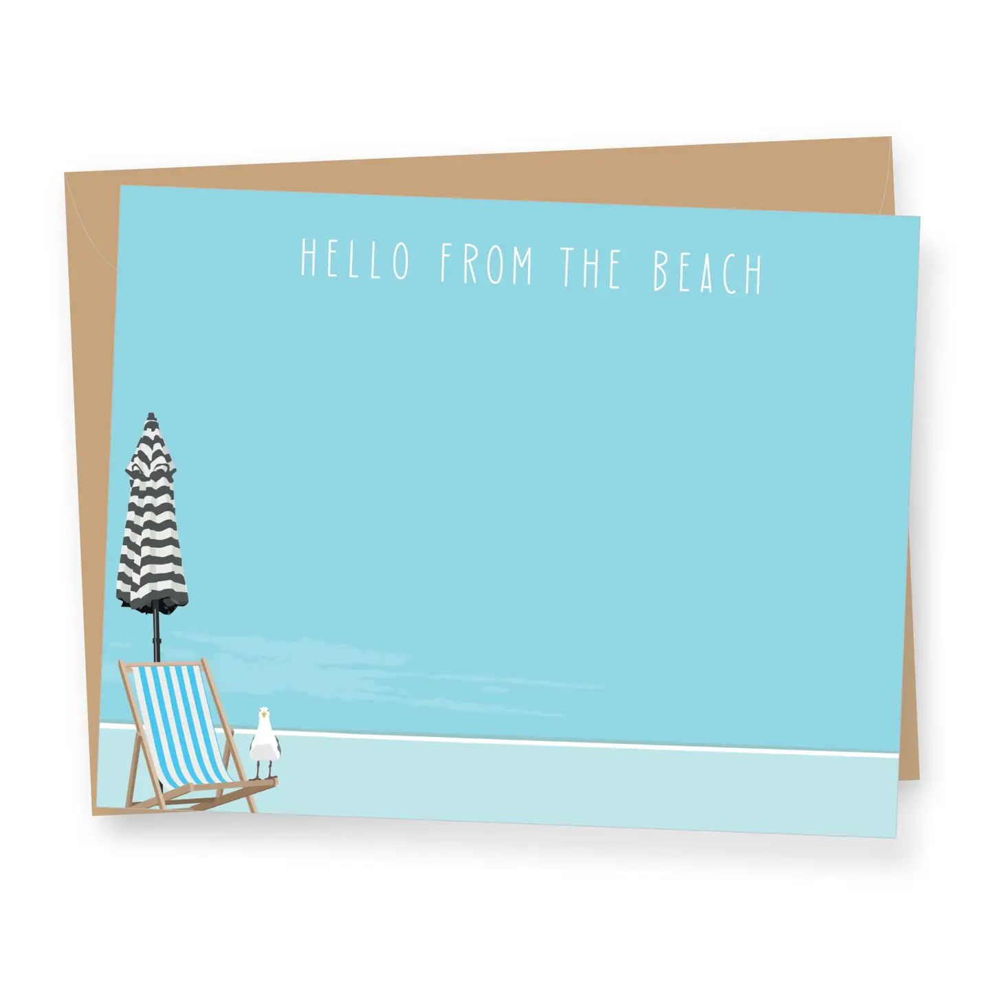 Hello From The Beach - Box of 8 Cards