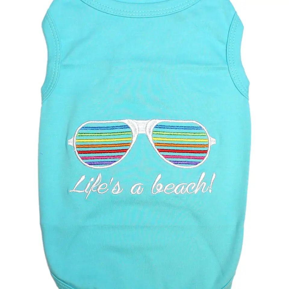 Life&#39;s A Beach Dog T-Shirt