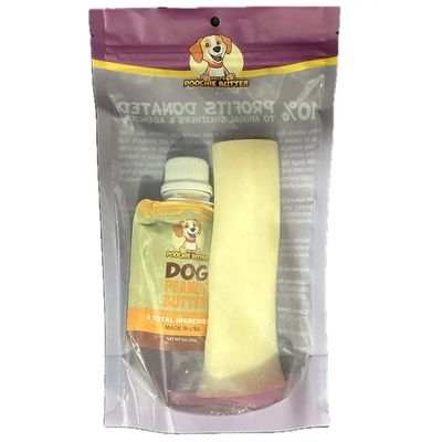 2oz Dog PB Squeeze Pack &amp; Marrow Bone
