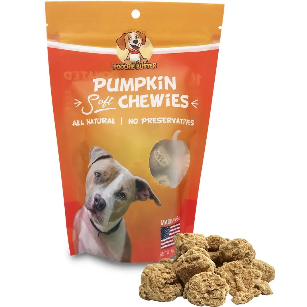 Pumpkin 8oz Soft Chewy Dog Treats