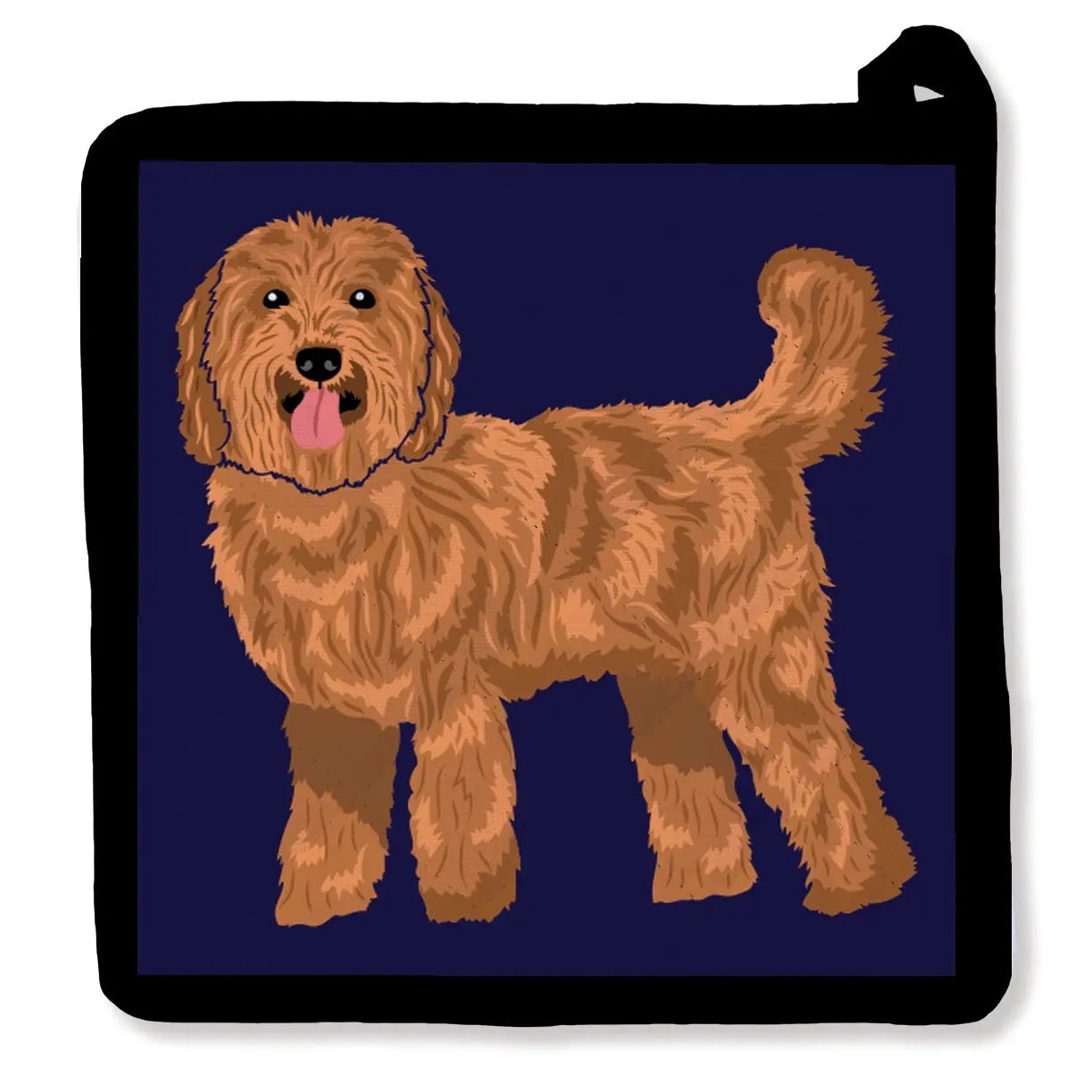 Hello Labradoodle Potholder