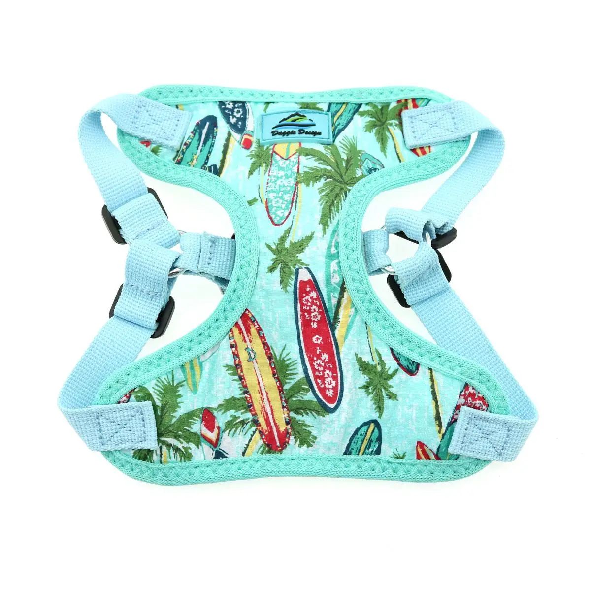 Surfboards &amp; Palms Anti-Choke Dog Harness