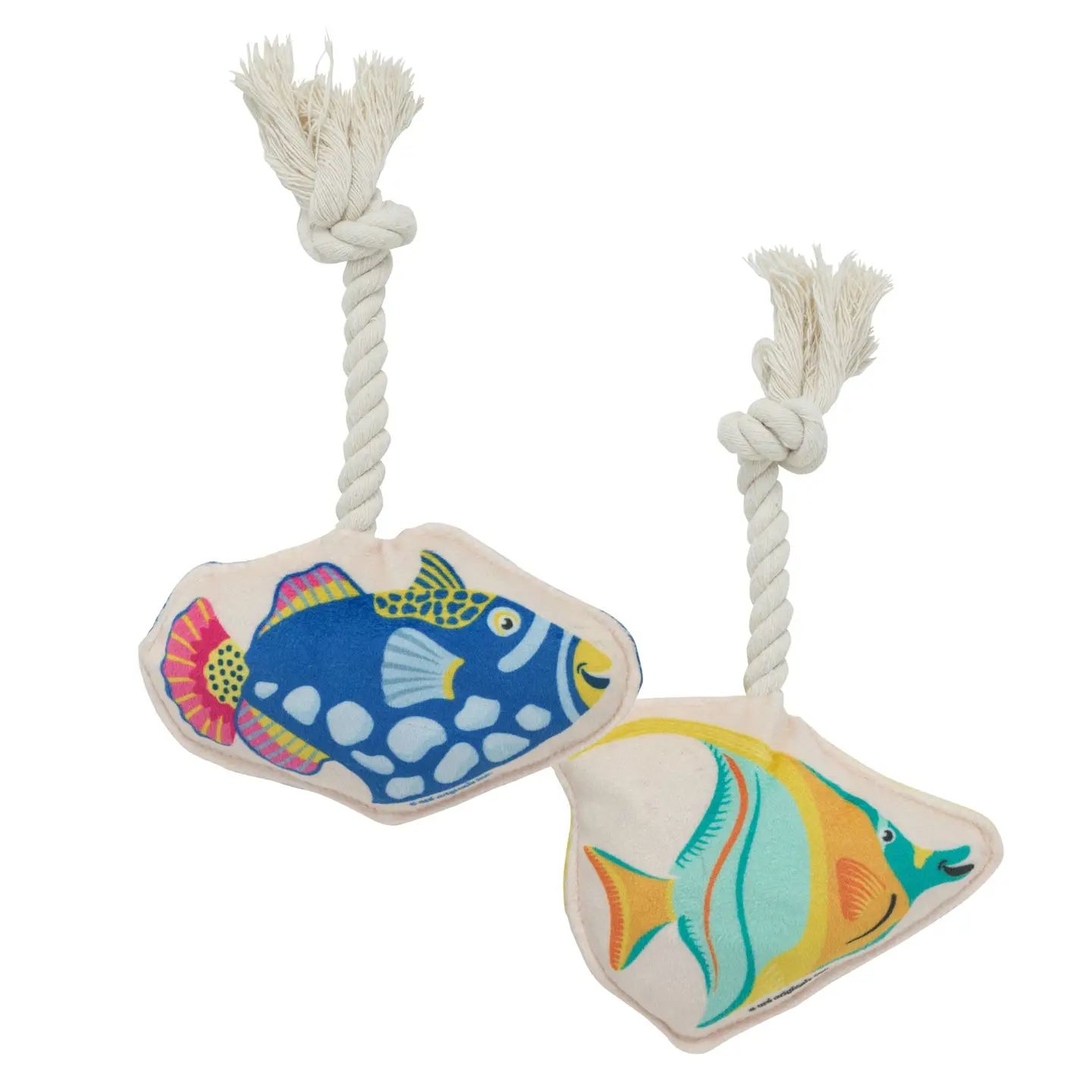 Tropical Fish Mini Dog Toy Set