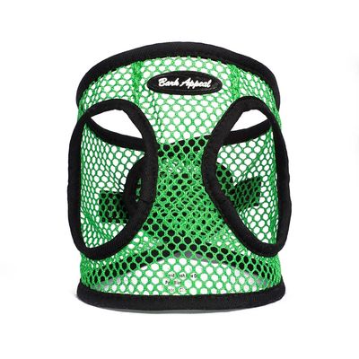 Netted Step in Harness - Lime Green