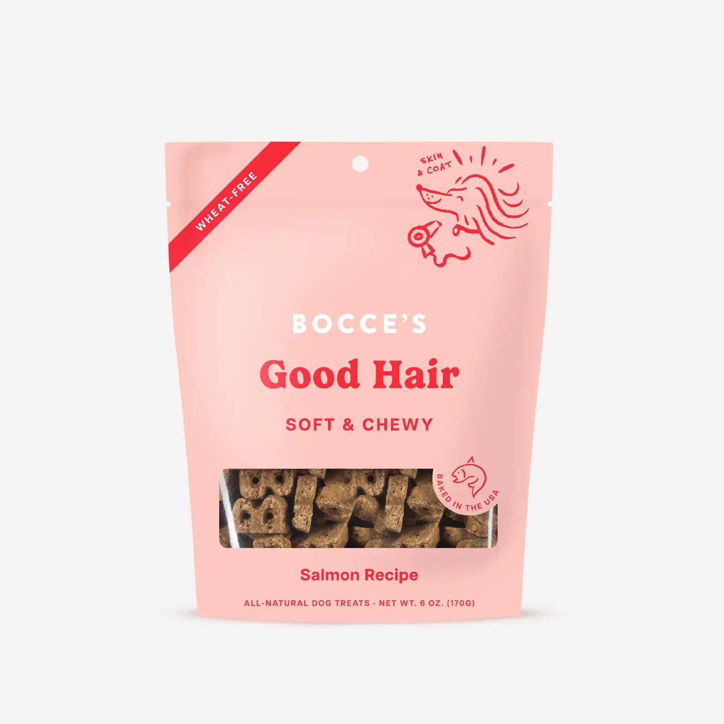 Bocce&#39;s Bakery Good Hair Soft &amp; Chewy Treats