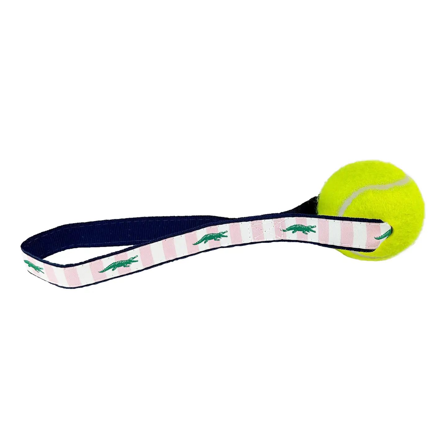 Pink Alligators - Tennis Ball Toss Toy