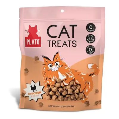 Plato Air-Dried Chicken w/ Catnip Cat Treats