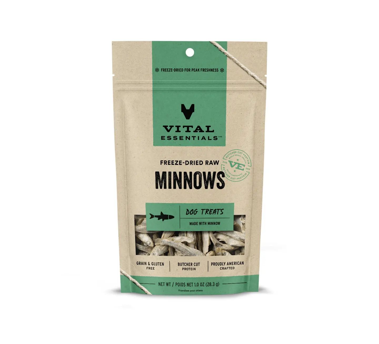 Vital Essentials Minnows - Dog Treats, Size: 1oz