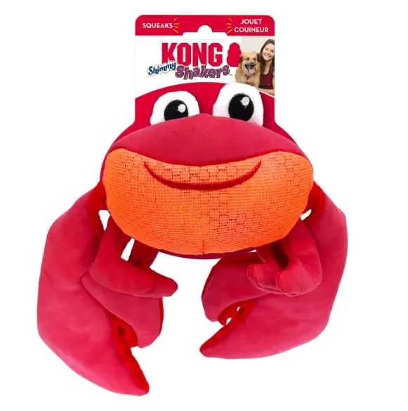 Kong Shakers Shimmy Crab - Plush Dog Toy
