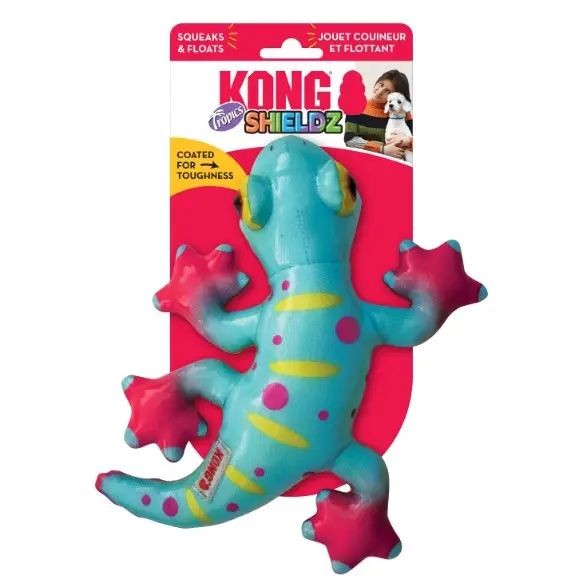 Kong Shieldz Tropics Gecko - Dog Chew Toy
