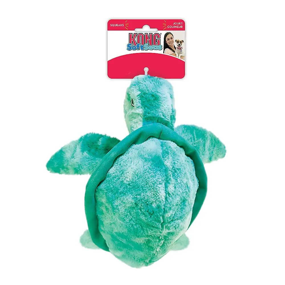 Kong Softseas Turtle - Plush Dog Toy