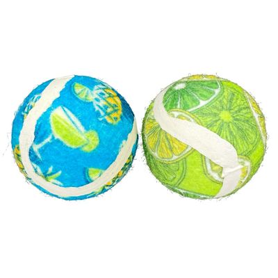 Margaritaville Tennis Ball Cat Toy - 2 Pack