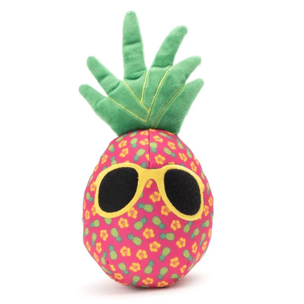 Fuchsia Pineapple Dog Toy