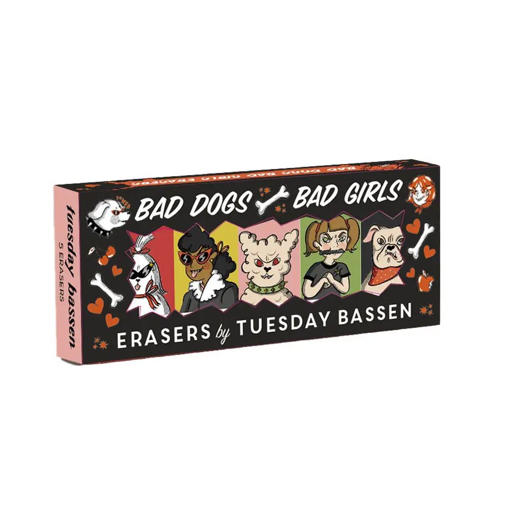 Bad Dogs Bad Girls Erasers