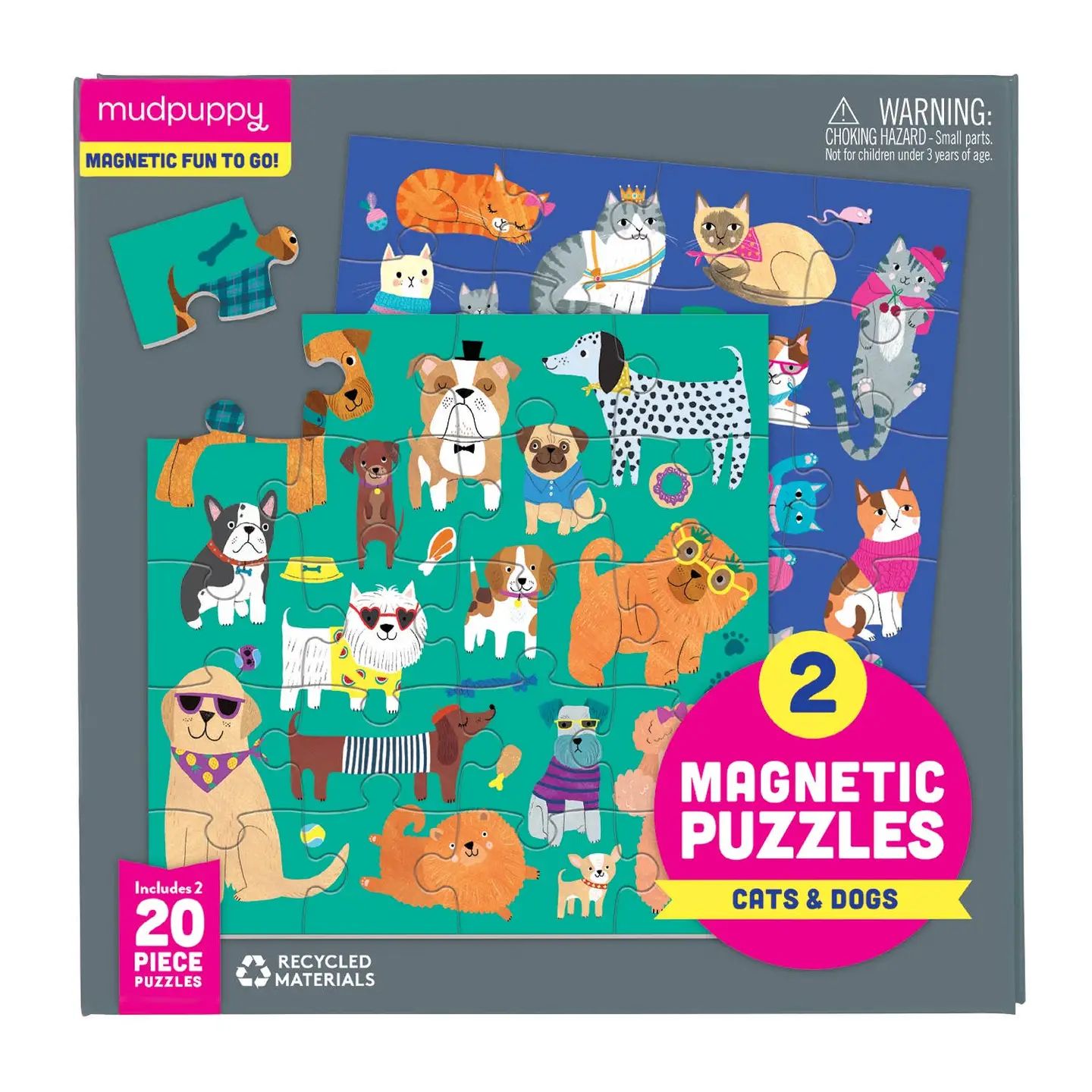 Cats &amp; Dogs Magnetic Puzzles
