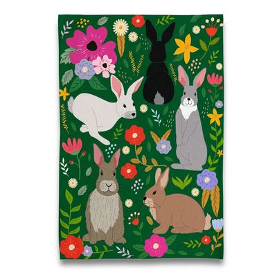 All Things Bunny Rabbit - Tea Towel