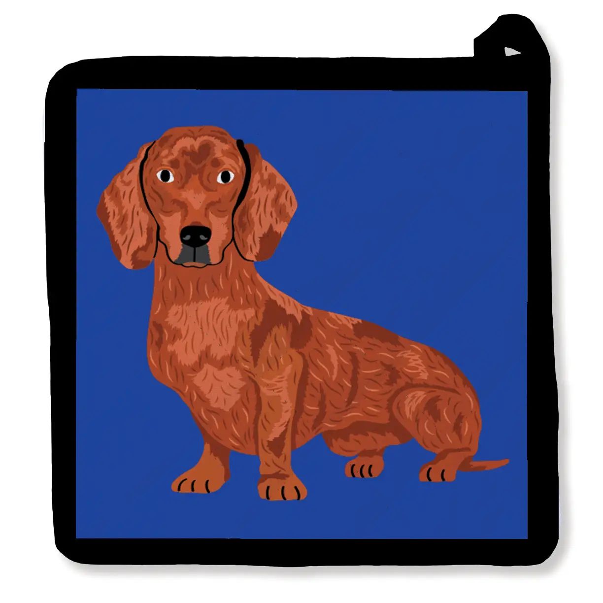 Hello Dachshund Potholder