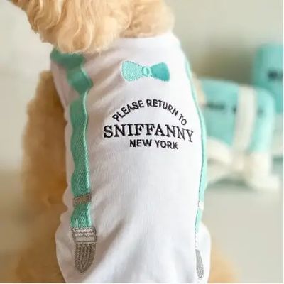 Sniffany Suspenders Dog Shirt