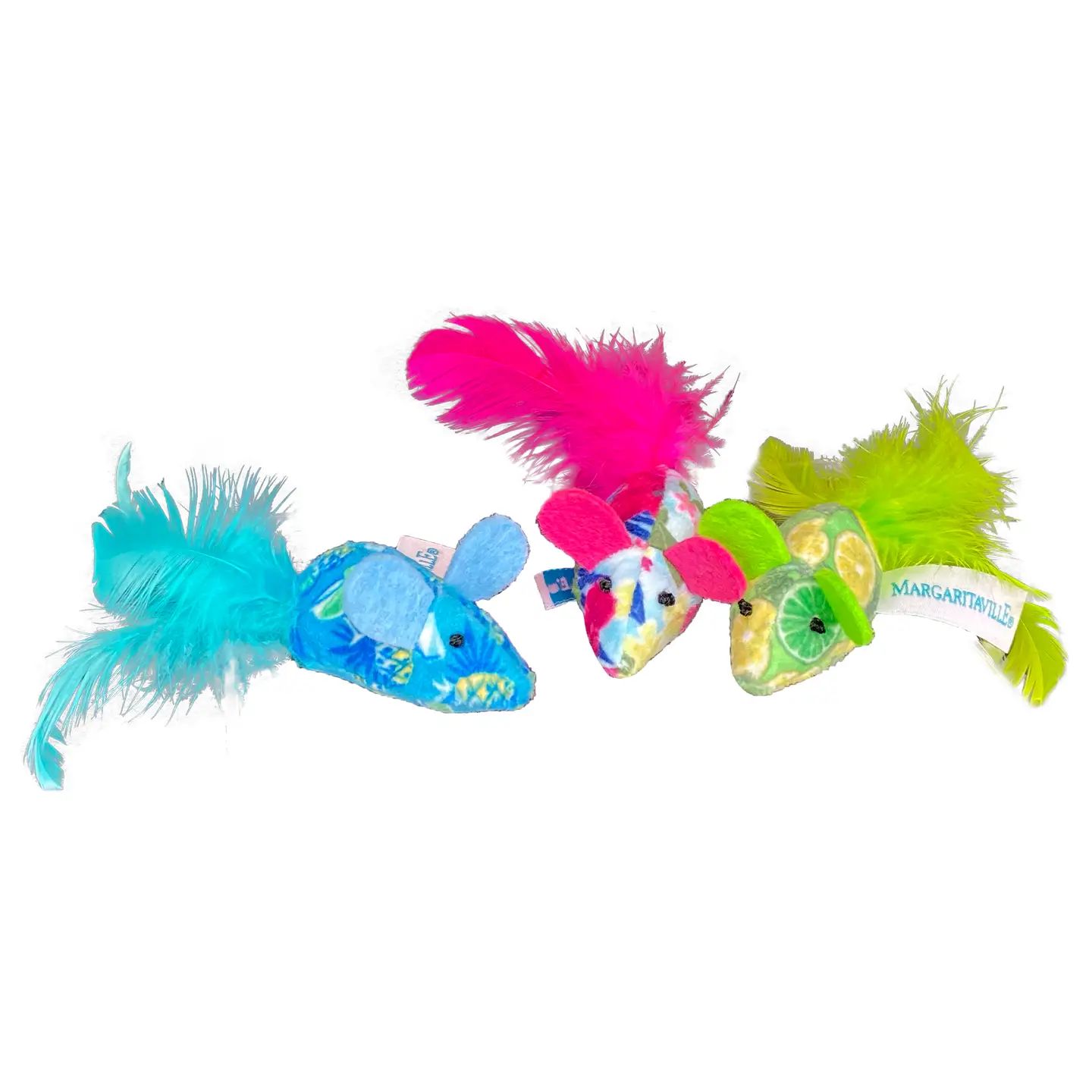 Margaritaville Mice Cat Toy - 3 Pack
