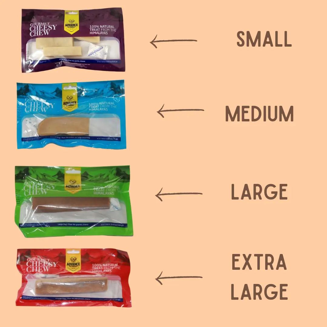 Gourmet Yak Cheese Chews, Size: Small