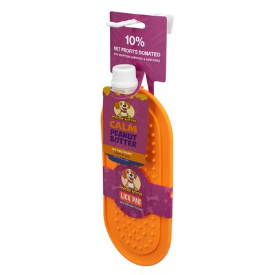 4oz Calming Peanut Butter and Oval Lick Pad