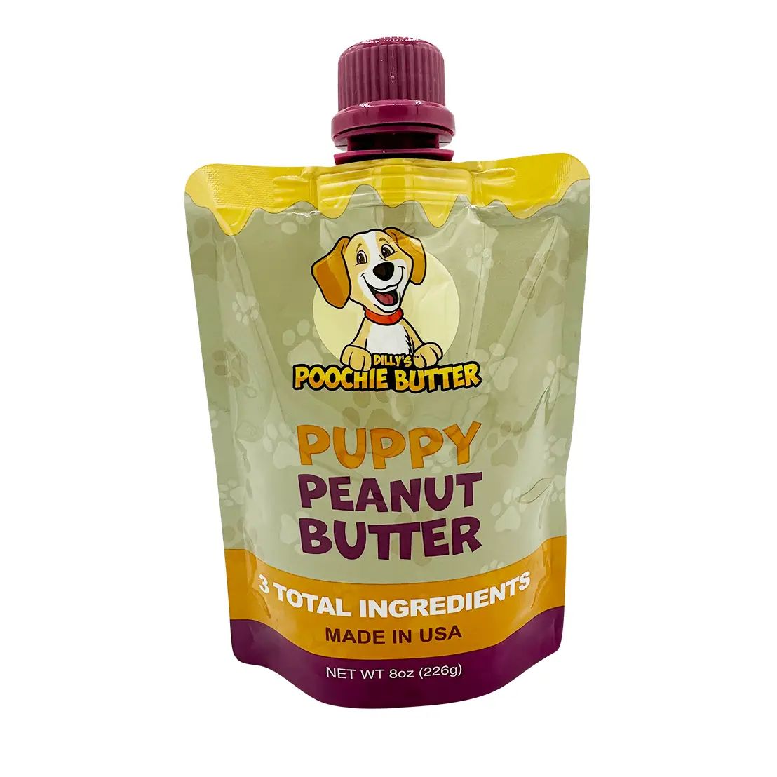 Puppy Peanut Butter Squeeze Pack