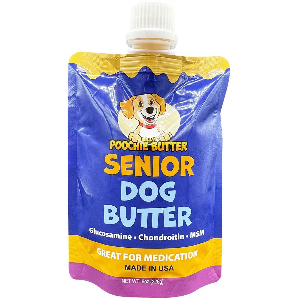 Senior Dog Peanut Butter Squeeze Pack