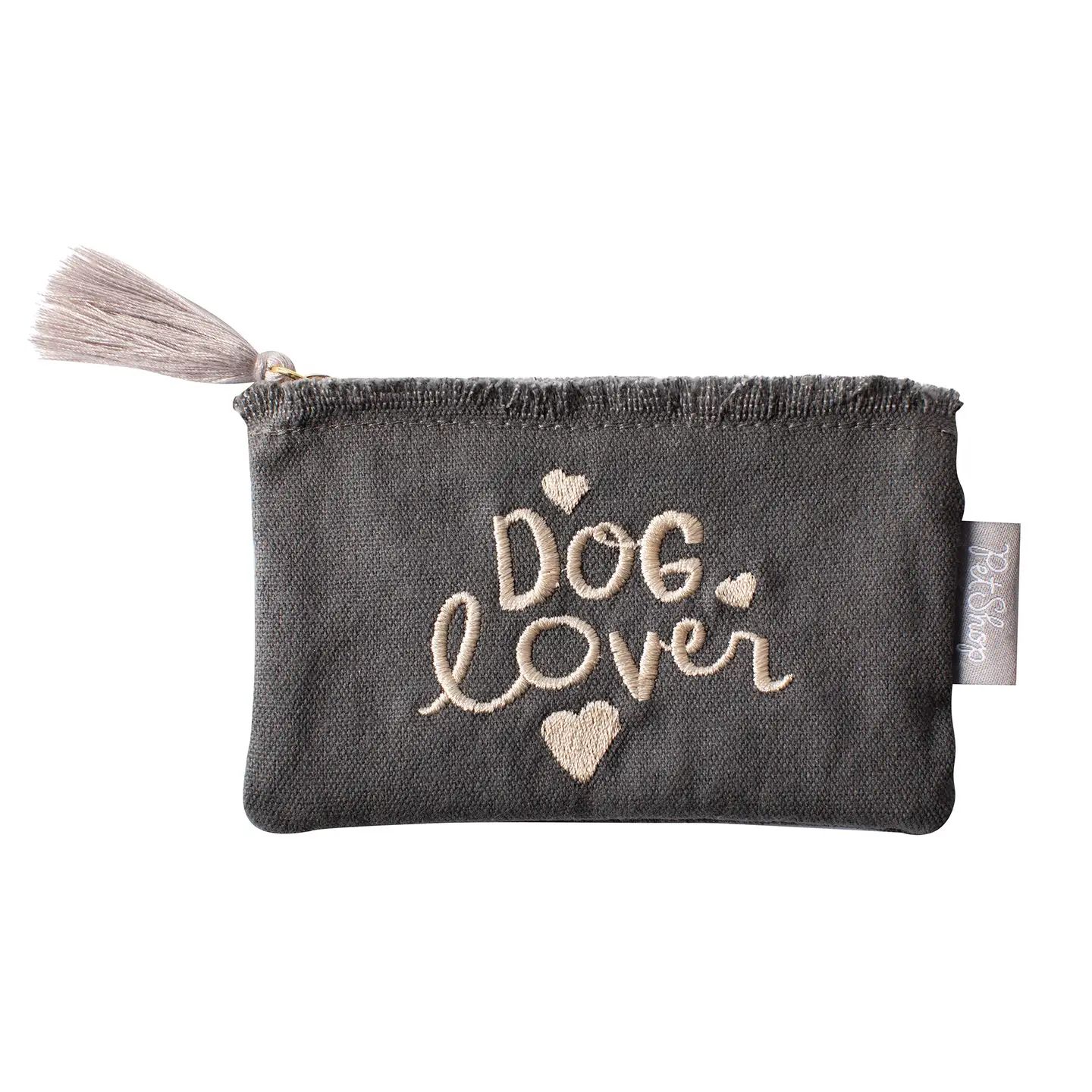Canvas Coin Pouch - Dog Lover