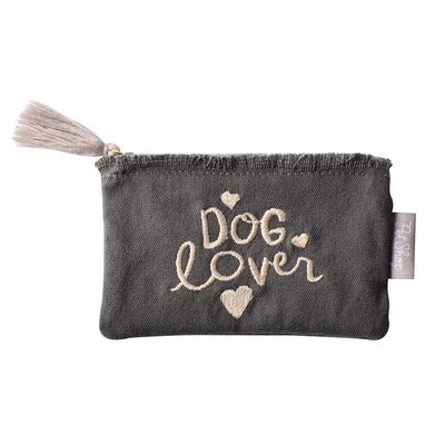 Canvas Coin Pouch - Dog Lover