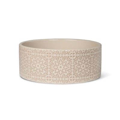 Sevi Tile Sand Imprinted Pet Bowl