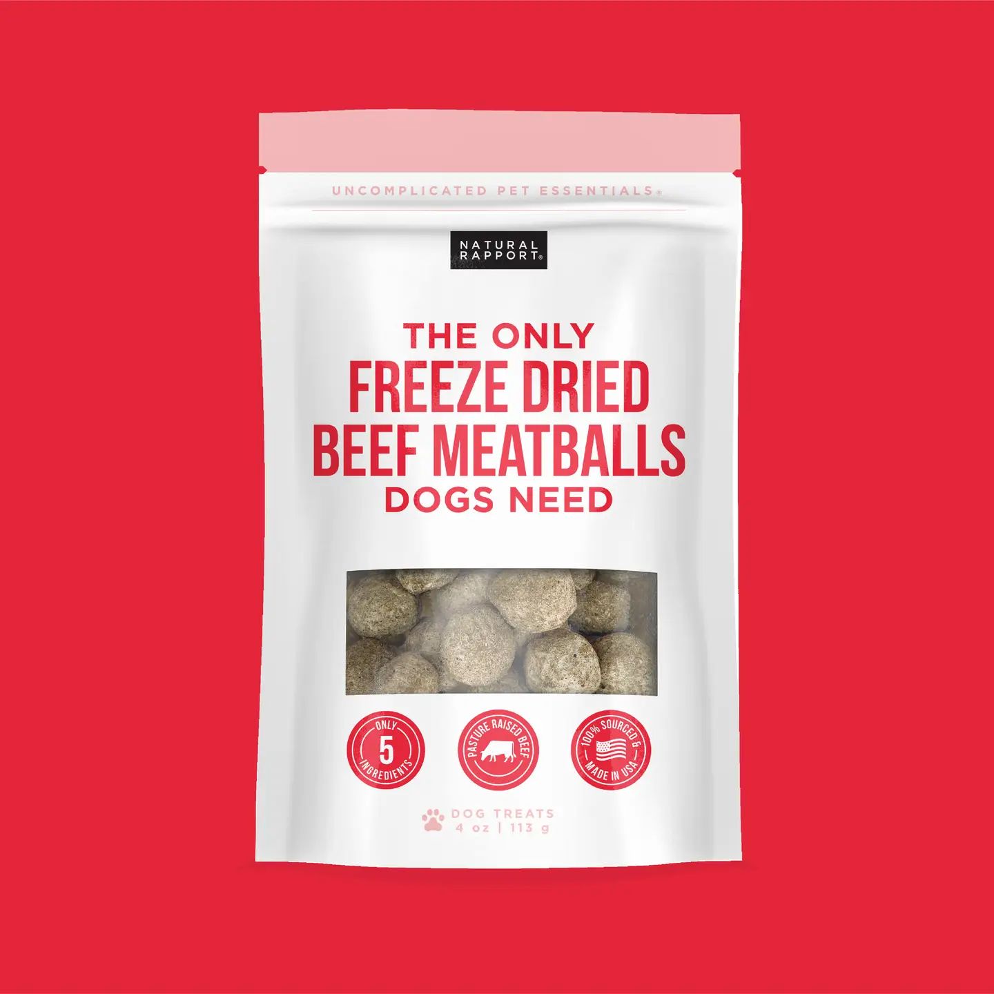 The Only Freeze Dried Meatballs Dogs Need