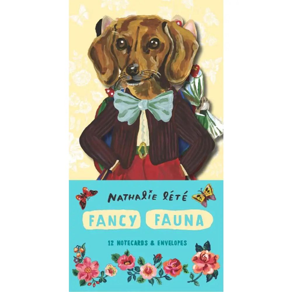 Fancy Fauna: 12 Notecards &amp; Envelopes