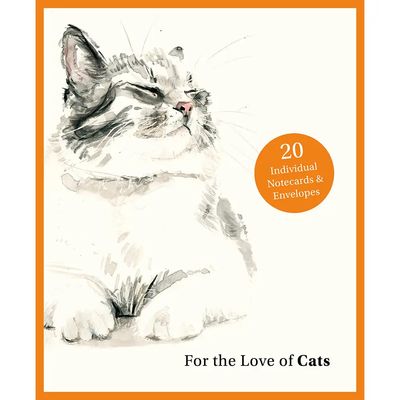 For the Love of Cats: 20 Notecards &amp; Envelopes