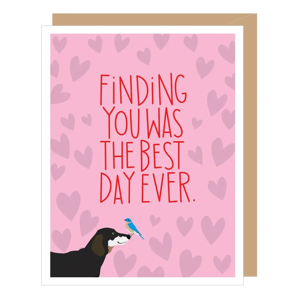 Dachshund Best Day Ever Card