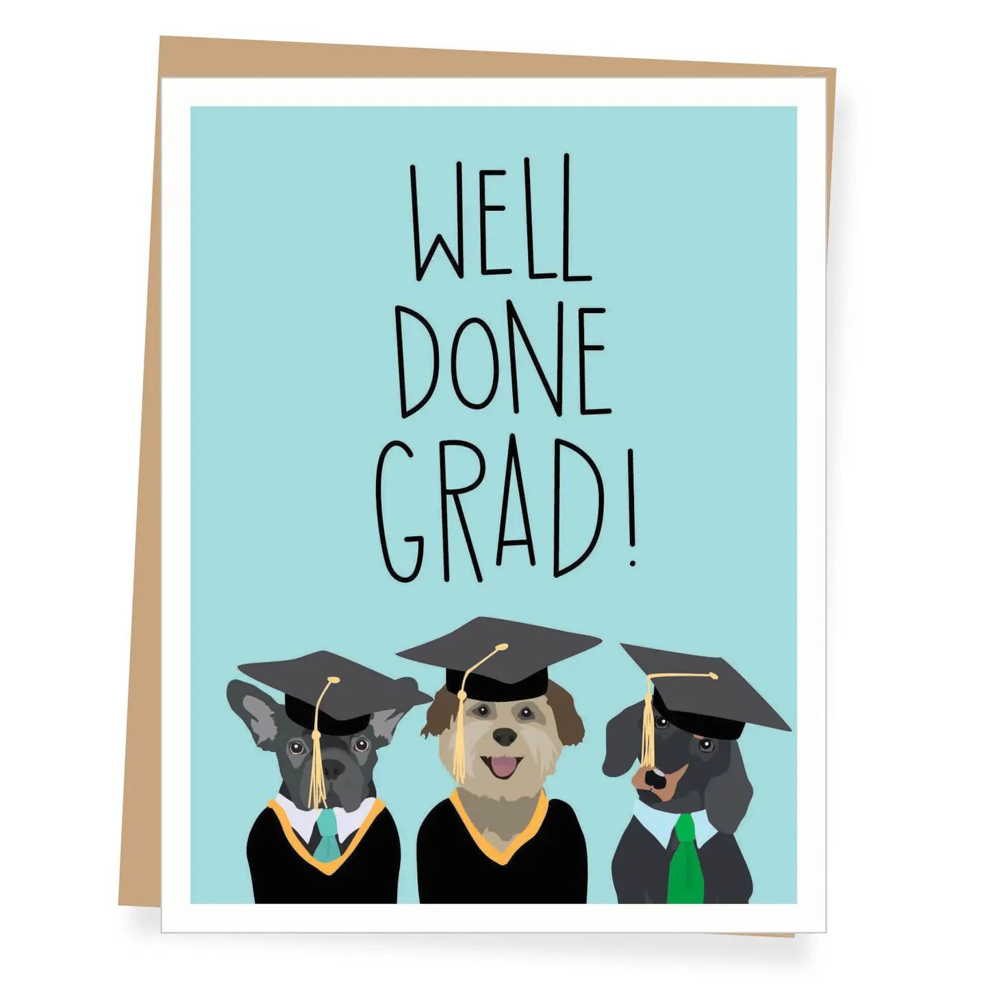 Well Done Grad Dogs Card