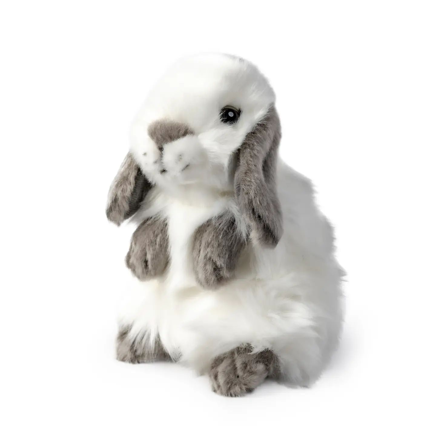 Grey Lop Eared Rabbit Plush Toy
