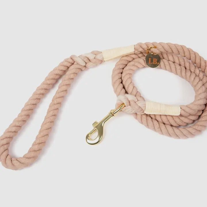 Rope Dog Leash - Nude
