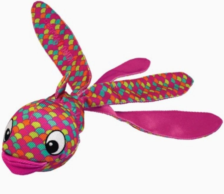 Kong® Wubba Finz Dog Tug Toy Pink