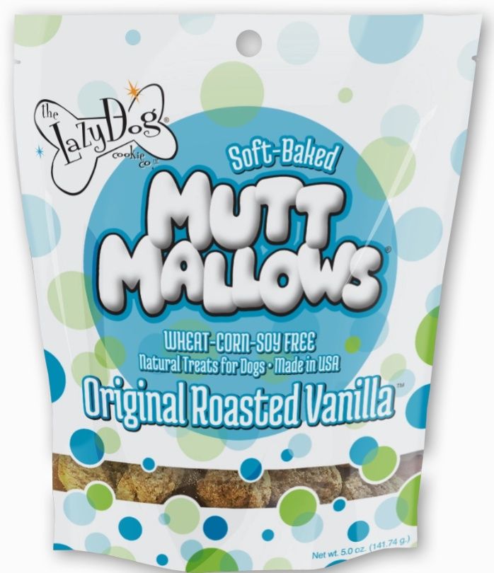 Lazy Dog Mutt Mallows Roasted Vanilla Dog Treat 5oz