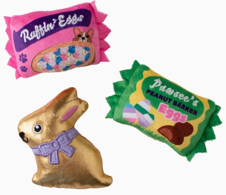 Eggstra Sweets Dog Toy Small 3pc